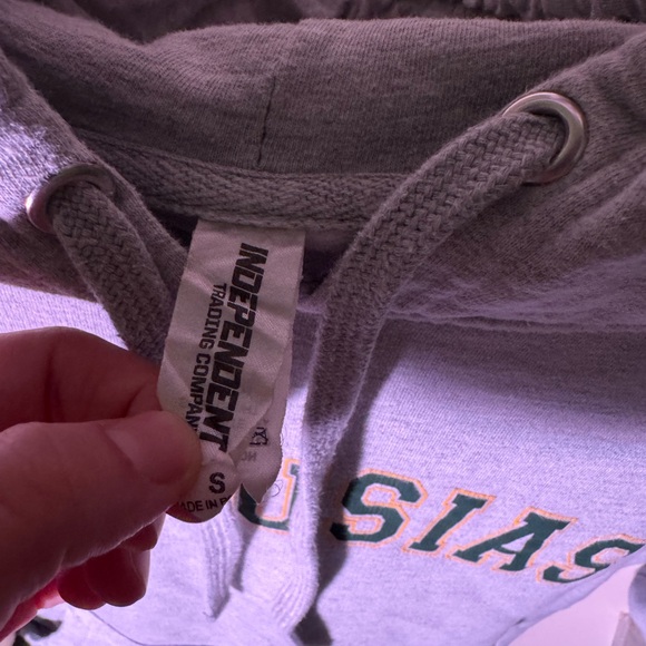 Gray Men's Hoodie - Picture 3 of 3